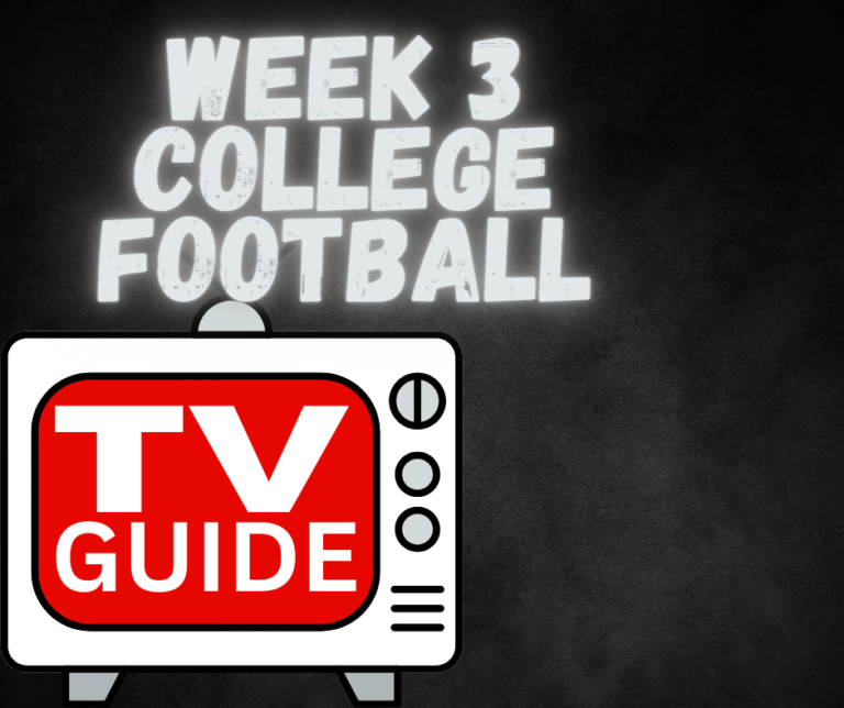 Read more about the article College Football Week 3 TV Guide