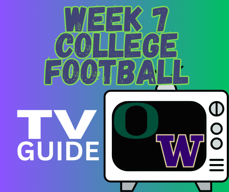 Read more about the article Week 7 College Football TV Guide