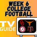 Read more about the article Week 6 College Football TV Guide!